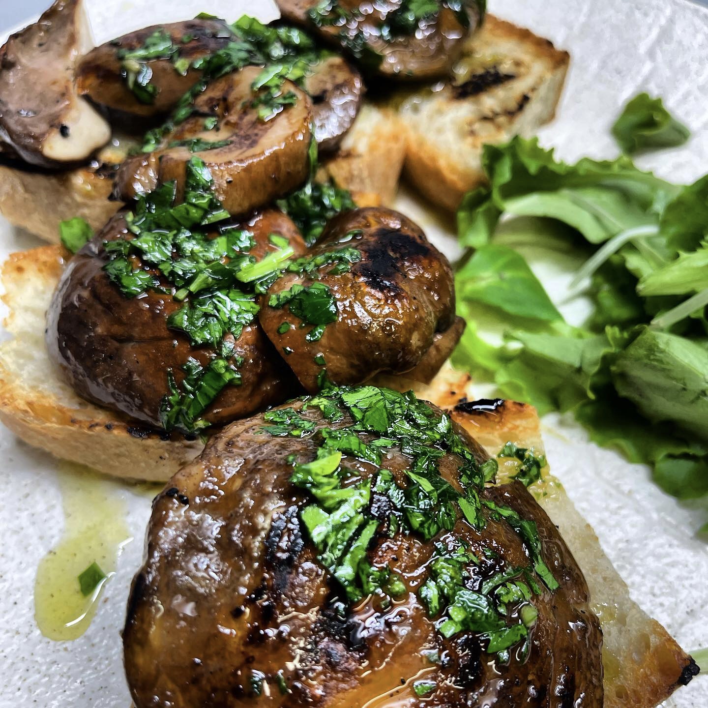 Bruschetta di con funghi porcini, provala alla Trattoria Oberdan
